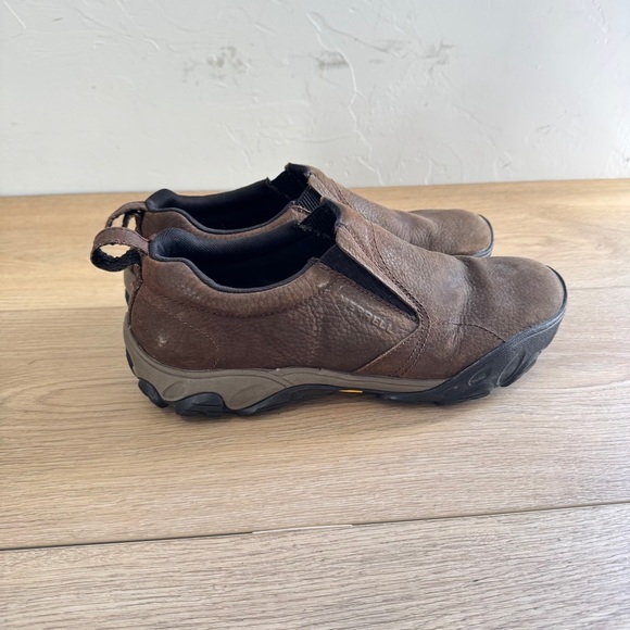 Merrel Ortholite Brown Leather Shoes - Picture 2 of 8